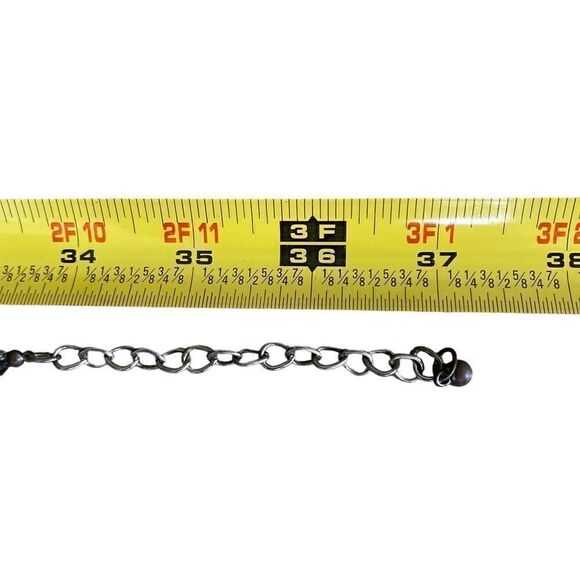 Chico’s Lavender, Gold & Silver Double Strand Beaded Necklace - Picture 6 of 6